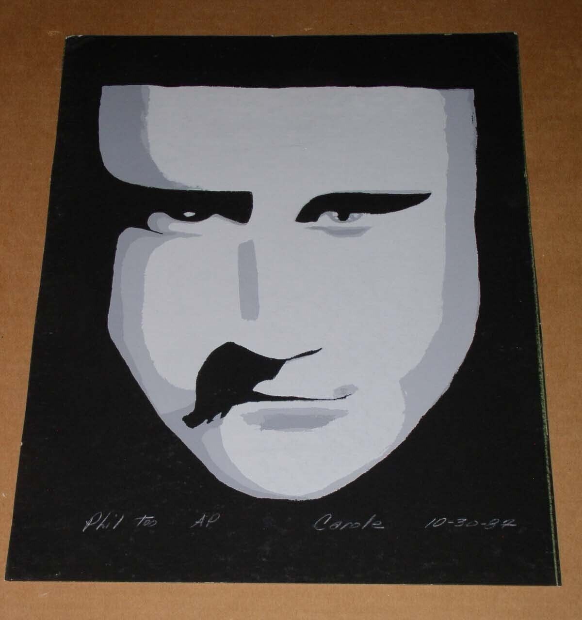 Phil Collins Graphic Art Custom Artwork Vintage 1987** - $99.99