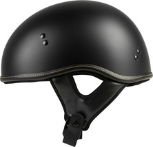 HIGHWAY 21 - .357 Solid Half Helmet, Matte Black, Large - £54.88 GBP