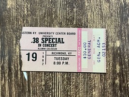 VTG .38 Special Concert Ticket Stub - (Richmond, KY) - 1982 - £3.19 GBP