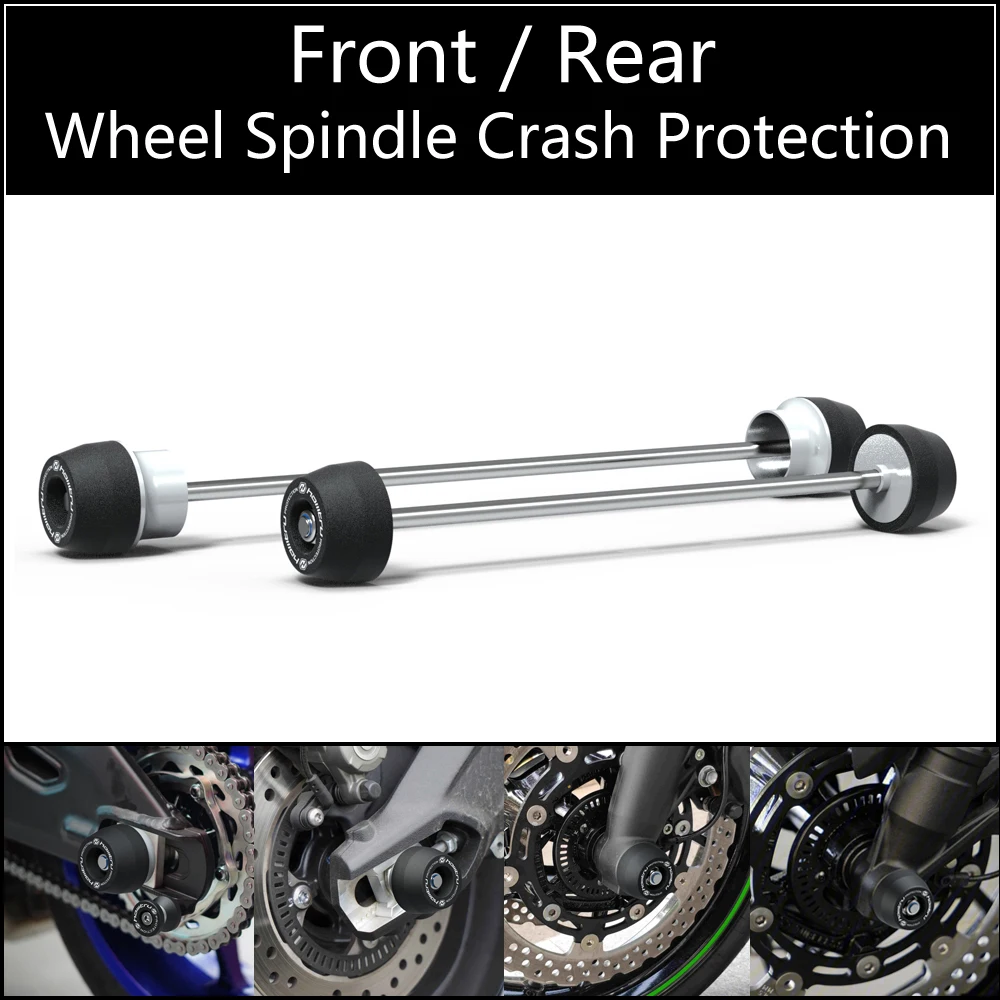 For Kawasaki Z900 Z900 SE Z900RS 2017-2023 Front Rear Wheel Spindle Crash - £26.35 GBP+