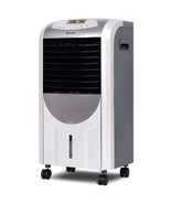 Portable Air Cooler Fan with Heater and Humidifier Function - Color: Gray - $290.63 CAD