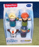 Fisher Price Little People DISNEY FROZEN 4 Figures New - £8.43 GBP