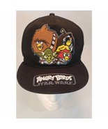 ANGRY BIRDS STARS WARS BLACK ADJUSTABLE SNAPBACK 2012 LUCAS FILM VGUC HA... - $27.05 CAD