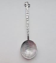 800 SILVER MEXICO VINTAGE AZTEC SUN GOD COLLECTIBLE SPOON - £37.52 GBP