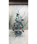 Used-Christmas Tree Candles Holder Table Top 17 Inches.W/Hanging Bells S... - $136.91 CAD
