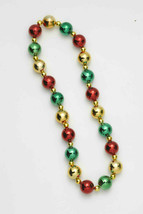 EXTRA LARGE MULTI-COLOR BEADED GARLAND HOLIDAY CHRISTMAS ADULT NECKLACE - £7.91 GBP