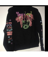 Trippie Redd Trippieland Neon Rap Hoodie Size Medium Concert Sweater Aut... - £31.87 GBP