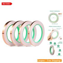 Multi-Use Copper Barrier Tape - 0.2" x 65.6FT, 4PCS for Gardens &amp; DIY Pr... - $26.68