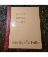 Vintage Stix Baer &amp; Fuller Sales Training Manual China Silver Glass July... - $2,279.87 MXN