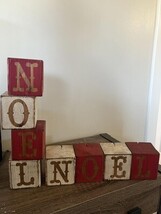 Savvy Creations NOEL Wooden Holiday Blocks Set - $23.35