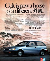 Original 1988 Dodge Colt Magazine Ad - A Horse of a Different....nostalg... - $26.92