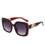 Womens Sun Glasses, Designer Sun Glasses, Red And Black Boujee Sunglasse... - $14.99
