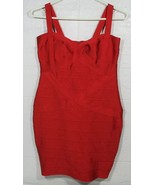 Bqueen Spaghetti Strap Dress, Bodycon, Red, Zipper/Hook/Eye Clasp, Mediu... - £23.40 GBP