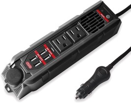 Bygd 200W Car Power Inverter For Vehicles, Dc 12V To 110V Ac Car Plug Adapter - £31.55 GBP