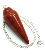 Bulk 5 Pcs Natural Red Jasper  Shaped Gemstone Dowsing Pendulums - $915.99 MXN