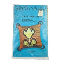 Bargello Embroidery Pin Cushion Kit Florentine Canvas Embroidery Kit - $19.16