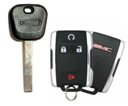 GMC 2014-2022 Sierra Canyon  B119 Transponder key + Remote Fob M3N-32337100 - $28.04