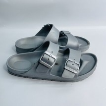 Birkenstock Arizona Essentials EVA Sandals Silver Gray Size 39  L8/M6 Sl... - £23.32 GBP