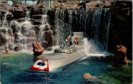 Disneyland Submarine Falls Anaheim California Unposted Postcard X7 - £3.89 GBP