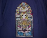 TeeFury Zelda LARGE &quot;Lady of Hyrule&quot; Legend of Zelda Tribute Shirt PURPLE - £11.36 GBP