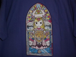 TeeFury Zelda LARGE &quot;Lady of Hyrule&quot; Legend of Zelda Tribute Shirt PURPLE - £11.19 GBP