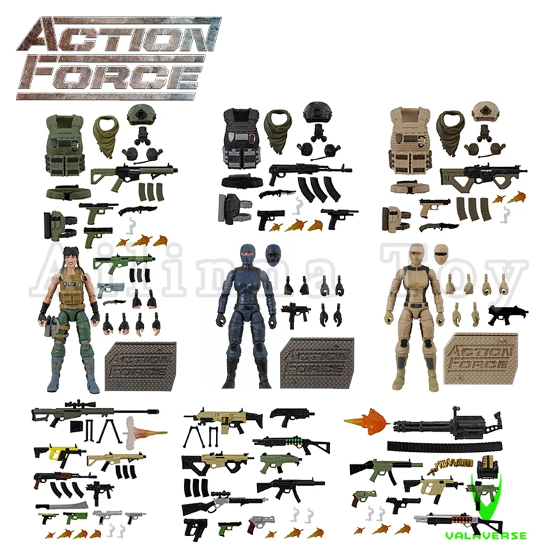 Valaverse Action Force 1/12 6inches Action Figure Gemini Desert Trooper Rio - $44.65+