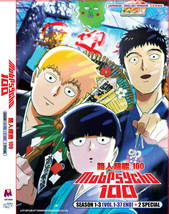 Anime DVD MOB Psycho 100 Season 1-3 (Vol.1-37 End) + 2 Special English Version - £25.84 GBP