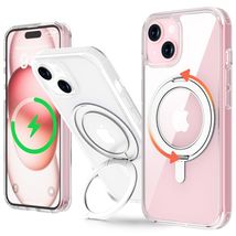 JASBON iPhone 15 Case 6.1 Clear Magnetic Kickstand 360° Rotatable Shockproof - €6,43 JASBON iPhone 15 Case 6.1 Clear Magnetic Kickstand 360° Rotatable Shockproof - €6,43 EUR
