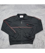 Speedo Sweater Mens L Black Plain Banded Cuffs Front Pockets Full Zipper... - £23.37 GBP