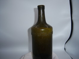 PA2 - 1890&#39;s Ferro China 10 1/2 Olive Green Bitters Medicine Bottle No 2 - $285.54 MXN