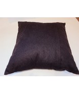 Calvin Klein Raisin Purple Heathered Wool deco pillow $160 NWT Rare - $86.33 CAD