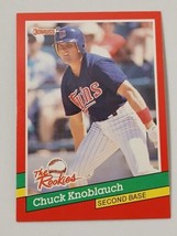 Chuck Knoblauch Minnesota Twins 1991 Donruss The Rookies Card #39 - $0.98