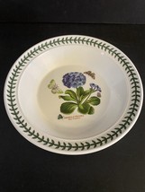 Portmeirion Botanic Garden Rim Soup Bowl ~Primula Villosa Blue Primrose ~ 8-1/2&quot; - $17.81