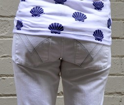 WILLIAM RAST Stella Snow White Jeans 30 USA Bootcut Womens - $549.09 MXN