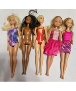 Mattel Barbie with  Friends Fashion Doll Swimsuit 140740-001 Lot of 5 - €12,14 EUR