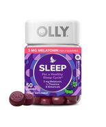3x OLLY Restful Sleep Gummy Supplement with Melatonin Blackberry Zen, 50... - $38.37 CAD