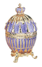 Faberge Tassel Enameled Egg Replica Reproduction - £43.36 GBP