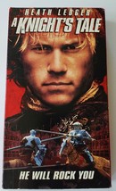 A Knight&#39;s Tale VHS Tape 2001 Heath Ledger PG13 - £4.72 GBP