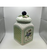 Villeroy &amp; Boch FRENCH GARDEN FLEURENCE 10 1/2&quot; Canister PLUM - €64,36 EUR