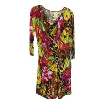 NWT Womens Size XL ECI New York Multicolor Animal and Floral Print Stretch Dress - £24.66 GBP