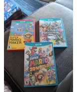 Wii U Super Mario Bundle ( Super Mario 3D World, Super Mario Maker, Supe... - $863.28 MXN