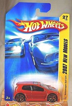 2007 Hot Wheels Kmart #27 New Models 27/36 Volkswagen Golf Gti Orange w/Gold5YSp - £11.96 GBP