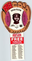 Pepsi Baseball Trading Card 1977 Manny Sanguillen Oakland A&#39;s MLB Trade Diecut - £5.75 GBP