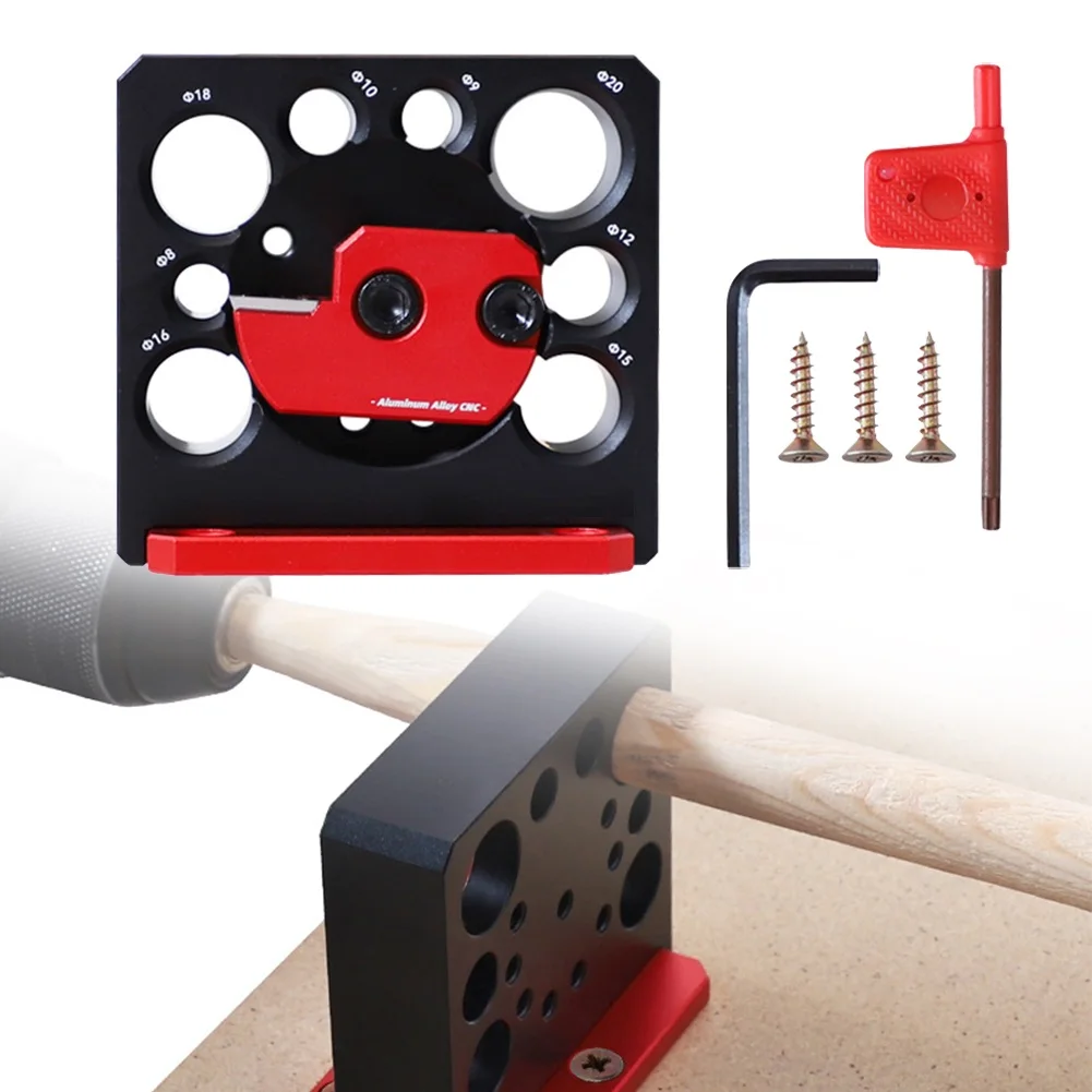 8-20mm Adjustable Dowel Maker Jig Electric Drill Milling Dowel Round Rod Auxilia - £67.30 GBP