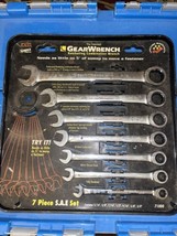 7 Piece 12 Point Sae Combination Ratcheting Wrench Set Gearwrench 5/16-3/4 - £94.96 GBP