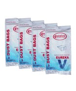 12 Eureka Style V Vacuum Bags, Power Team, Powerline, Canisters, World V... - €19,72 EUR