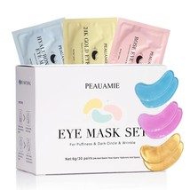 Under Eye Patches (30 Pairs) Gold Eye Mask and Hyaluronic - £12.99 GBP
