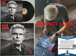 Billy Idol signed autographed The Roadside album vinyl record proof Beckett COA  - £311.38 GBP