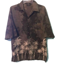 Revue Jamaica Shirt XL Casual Tropical Palm Tree Cuban Florida California - £7.68 GBP