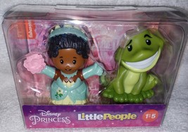Fisher Price Little People Disney Princess Tiana &amp; Naveen New - $10.77